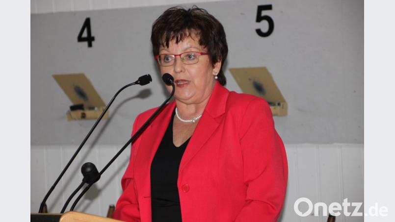 Bezirkstagskandidatin Brigitte Scharf. Bild: den