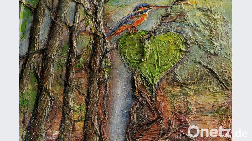 &quot;Das grüne Herz der Oberpfalz&quot;, hier dargestellt von Hans-Georg Hierl aus Ebermannsdorf, ist auch Thema der Ausstellung in Ursensollen, initiiert vom Verein Naturpark Hirschwald. Bild: Dagmar Williamson