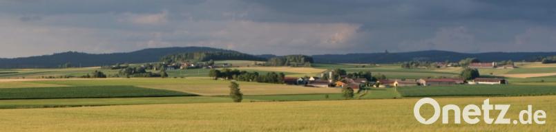 Ein Blick hinein in das weite Flosser Land wie hier von der Straße nach Grafenreuth in Richtung Nordosten nach Haupertsreuth, Schönbrunn und Würzelbrunn. Bild: le