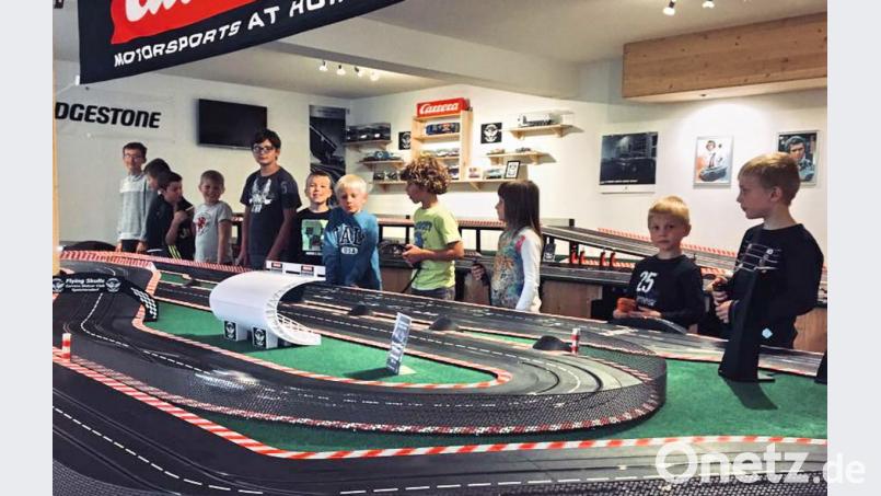 Beim Ferienprogramm in Speichersdorf geht es rasant zu. Bild: hai