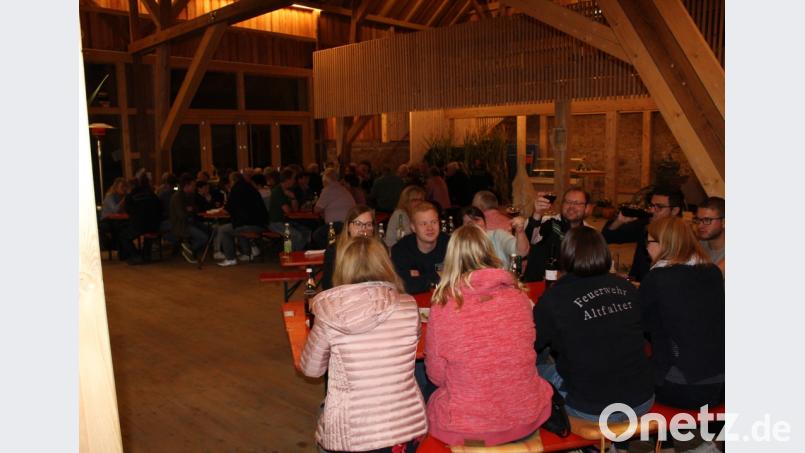 Gut besucht war das erste Weinfest des OGV.. Bild: exb