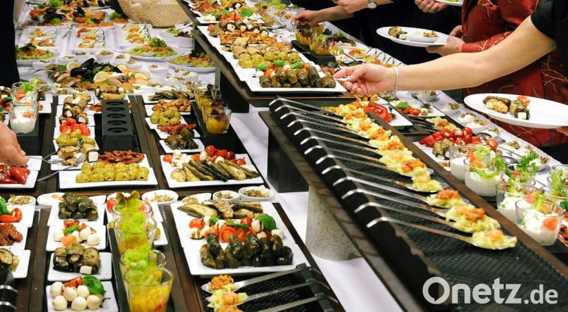 Keine Wünsche offen am Buffet. Bild: gf