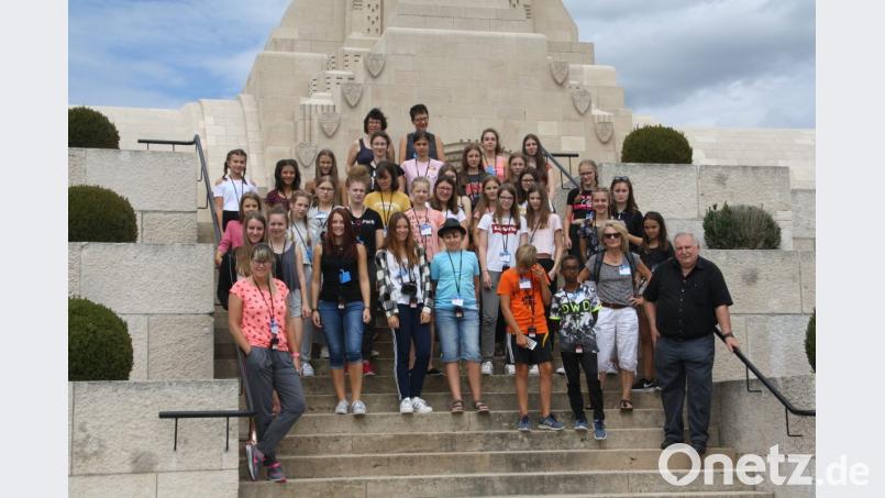 Besuch der Jugendgruppe in der Partnergemeinde in Frankreich Bild: cgu