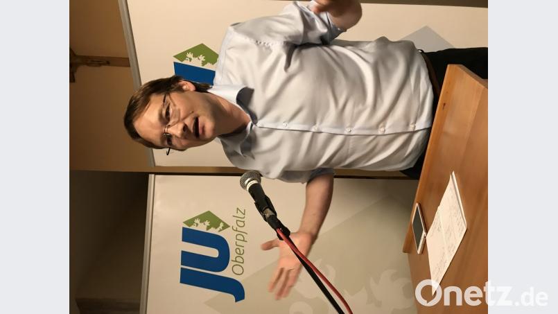JU-Wahlkampfauftakt in Waldthurn mit Landeschef Hans Reichhart. Bild: eig