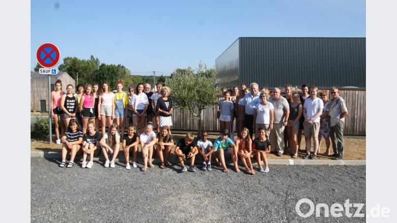 Besuch der Jugendgruppe in der Partnergemeinde in Frankreich Bild: cgu