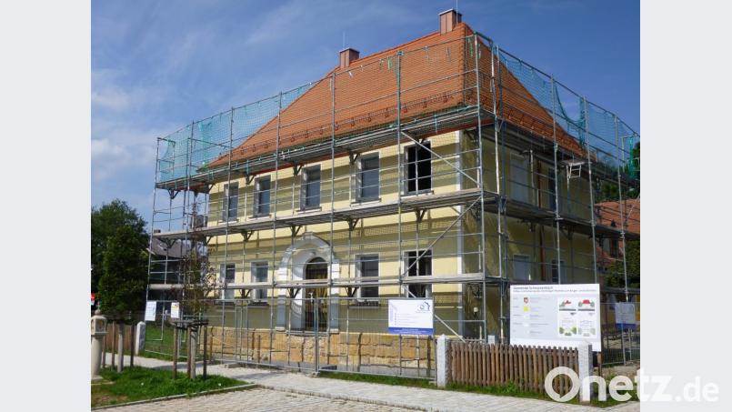 Die Fertigstellung des Bürger- und Kulturhauses "Alter Pfarrhof" 2019 scheint momentan durchaus realistisch. Bild: is