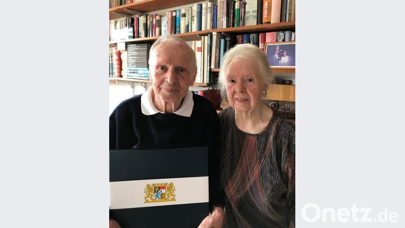 Inge und Erich Langer blicken auf 65 gemeinsame Ehejahre zurück. Bild: mef