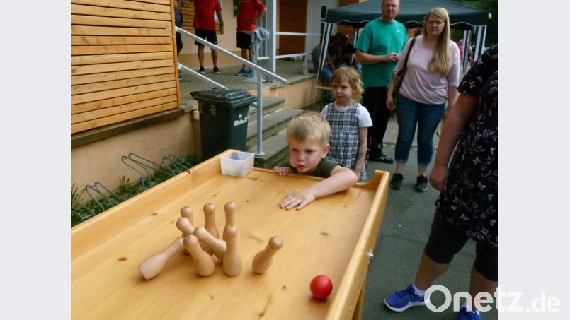 "Alle Neune" hat der kleine Mann im Visier. Bild: rn