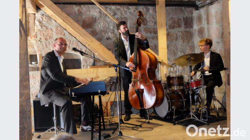Boogie Woogie in Reinkultur: Jens Wimmer (Piano), Alex Spengler (Kontrabass) und Florian Fischer (Schlagzeug) bilden ein perfekt eingespieltes Trio. Gute Laune und Spaß an der Musik sind garantiert. Bild: lr