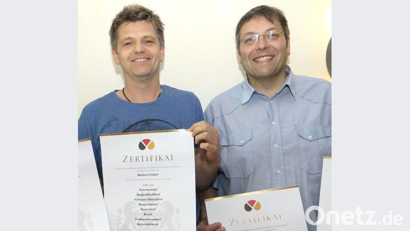 Christian Glaab (rechts) und Kurt Scherl (links). Bild: Hirsch