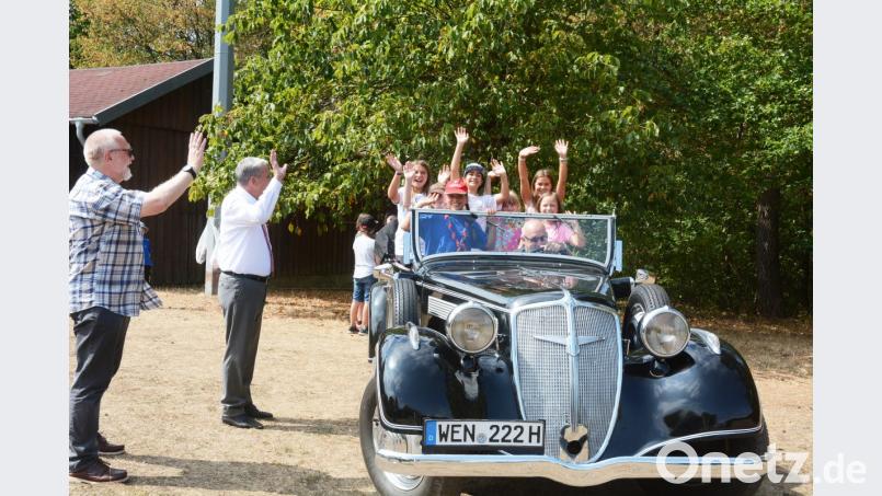 Die Fahrt mit dem "Adler" ist beim Pfadfinderlager auf der Reglersruh jedes Mal ein Höhepunkt. Bild: Gabi Schönberger