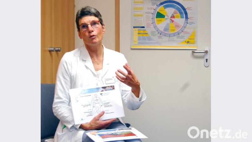 Die nichtärztliche Leiterin des Schlaflabors, Dr. rer. Biol.Hum. Andrea Duberow. Bild: Gräß/Klinikum St. Marien Amberg