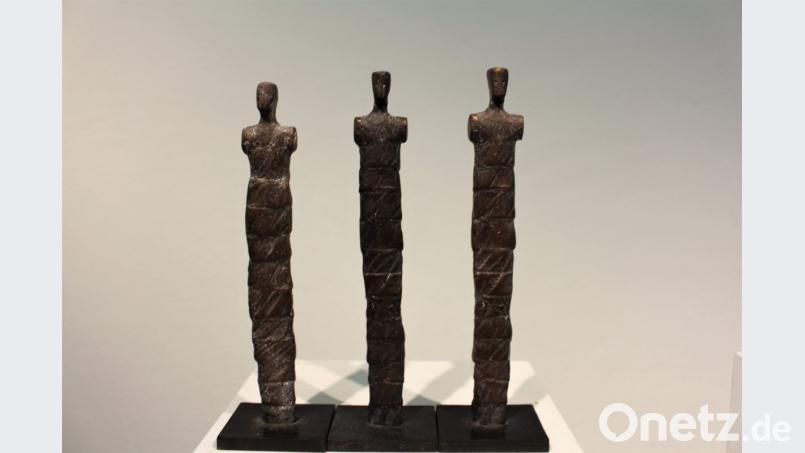 Außergewöhnliche Oberflächen auf Keramik und Bronze von Michaela und Florian Geissler. Bild: Dagmar Williamson