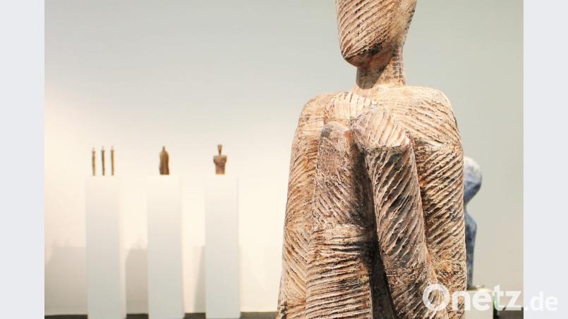 Außergewöhnliche Oberflächen auf Keramik und Bronze von Michaela und Florian Geissler. Bild: Dagmar Williamson