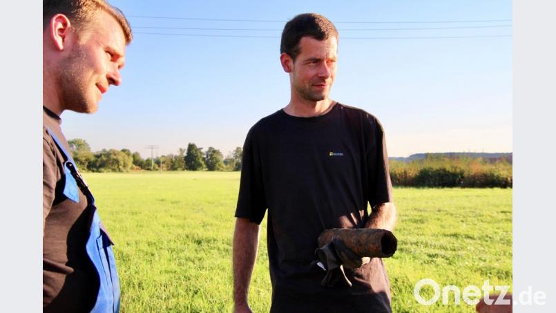 Die gefundenen Granaten aus dem Zweiten Weltkrieg seien in einem nicht mehr detonationsfähigen Zustand. Bild: Alexander Auer