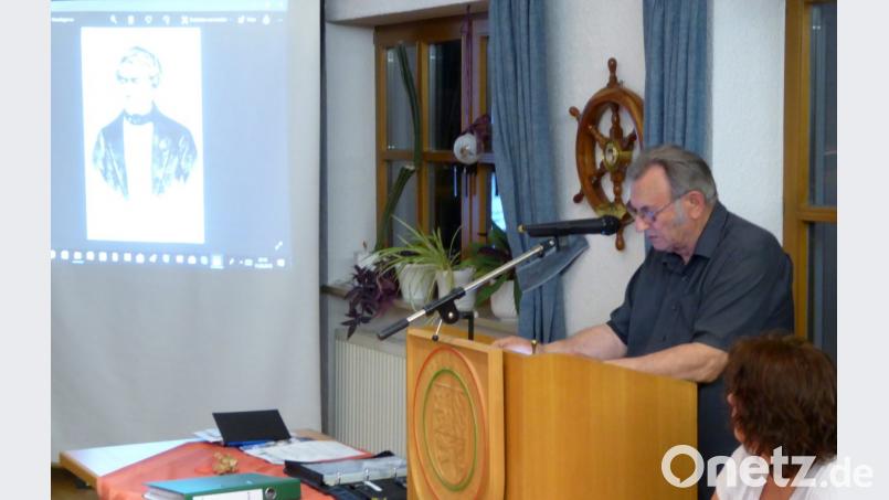 Horst Scheiner bei seinem Referat. Bild: fsb