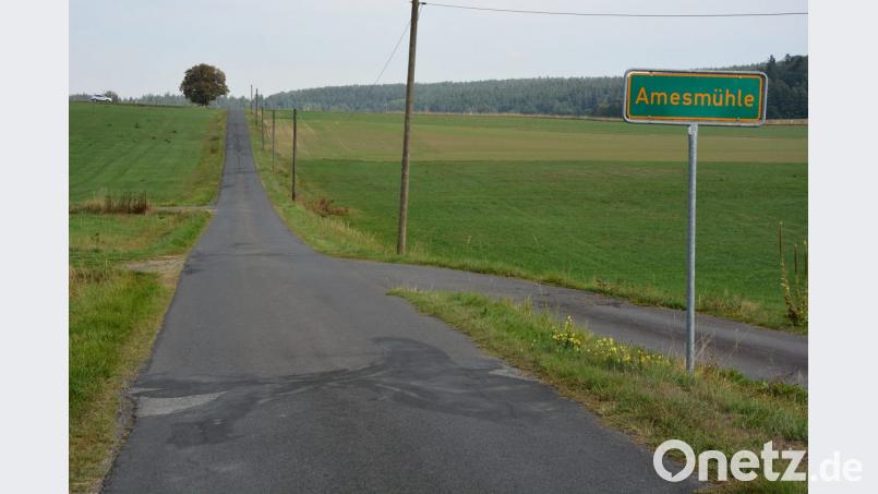 In einem schlechten Zustand ist auch die Straße von Amesmühle bis zur Kreisstraße TIR22. Bild: jr