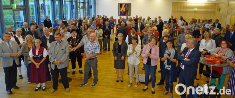 Der SPD-Stadtverband dankt den Weidener Vereinen mit einem Empfang für ihr vielfältiges ehrenamtliches Engagement in der Max-Reger-Halle. Bild: Dobmeier