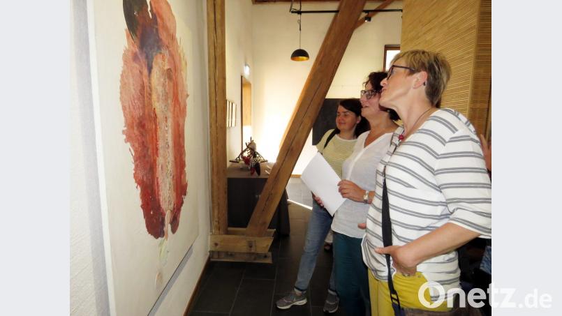 Kaffee und Kuchen im Rahmen der Ausstellung im Kunsthaus. Bild: ubb