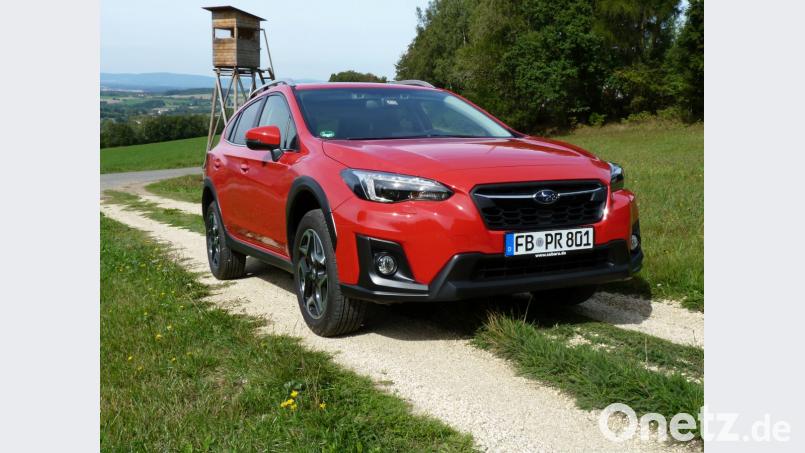 Wenn auch das große Betätigungsfeld des Subaru XV Stadt und Land sein werden, er bringt alle Zutaten mit, um über Stock und Stein zu klettern. Bild: bz