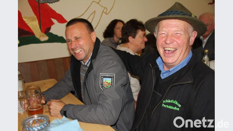 Auch die Stimmung war bestens beim Rottendorfer Gartenfest, wie man hier sehen kann. Bild: frd