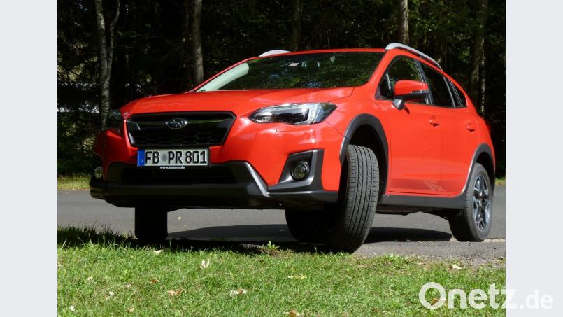 22 Zentimeter Bodenfreiheit lassen den Subaru XV auch im unwegsamen Gelände eine gute Figur machen. Bild: bz