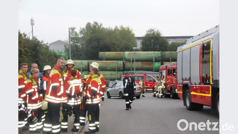 Brand in Kupferdrahtzieherei. Bild: frd