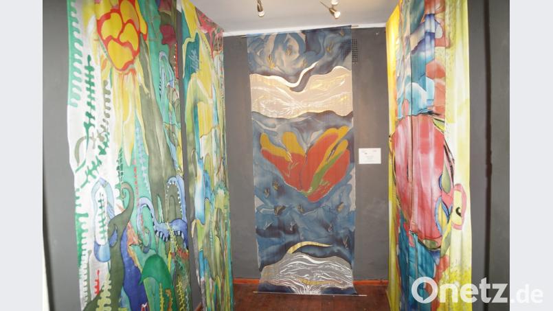 Die Ausstellung im Kunstquartier, in der Spitalkirche und im Foyer der Schwarzachtalhalle ist noch bis zum 28. Oktober zu besichtigen. Bild: weu
