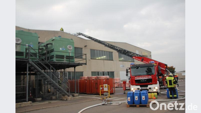 Brand in Kupferdrahtzieherei. Bild: frd