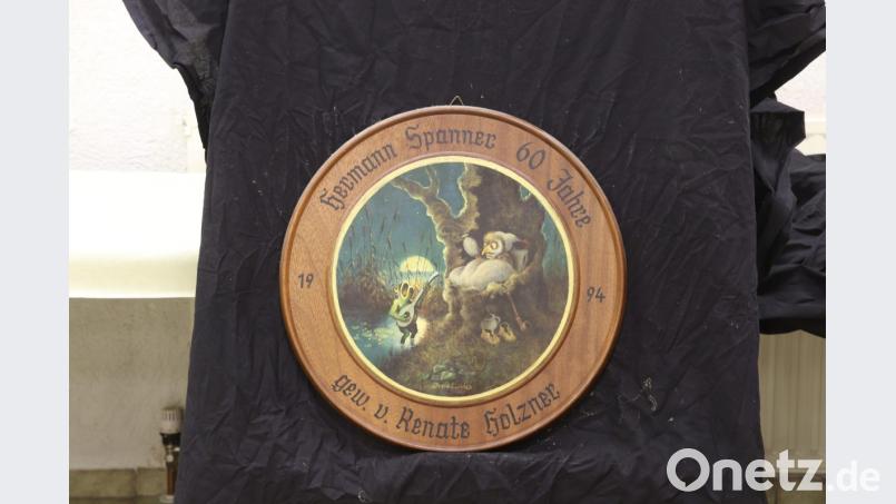 Ehrenscheibe der ZSG 1893 Rosenberg Bild: mfh