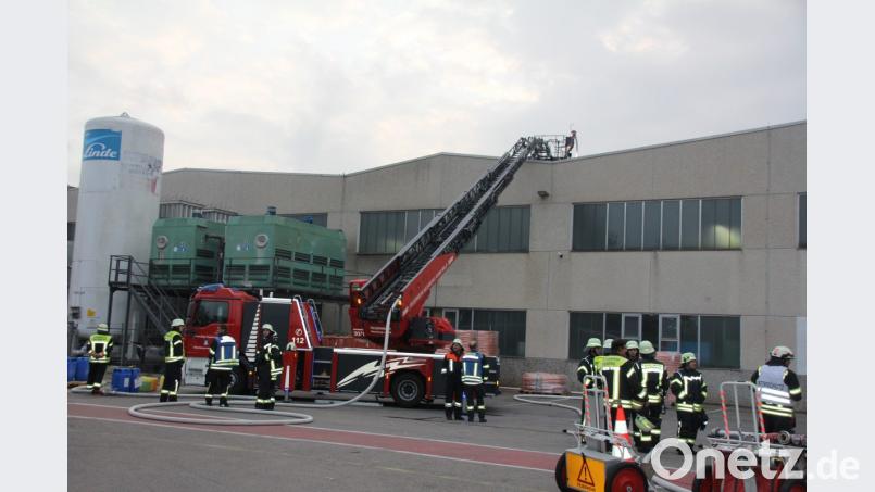 Brand in Kupferdrahtzieherei. Bild: frd