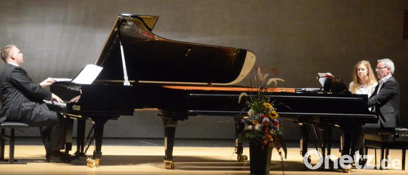Den Auftakt der Max-Reger-Tage bestritten die beiden Pianisten Hinrich Alpers (links) und Markus Becker (rechts). Bild: Kunz