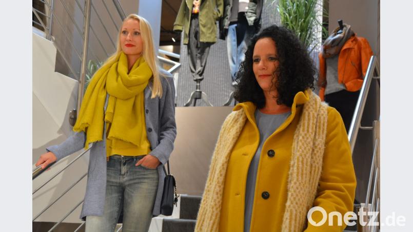 Zwei Modenschauen standen am Freitag im Modehaus Zeitler an. Bild: jr
