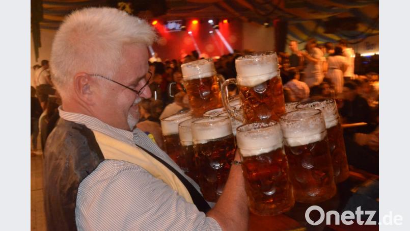 Wilfried Langner langt kräftig zu. Bild: Kunz