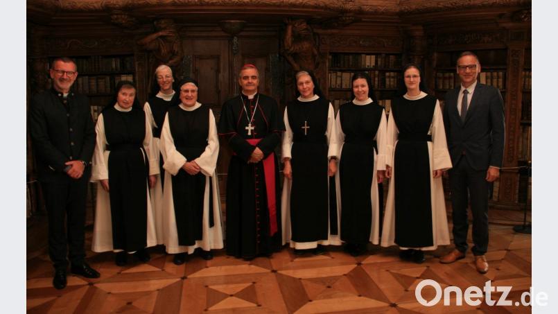 Mit einem Gruppenbild ging der ereignisreiche Tag in der Klosterstadt, dem, ein gemeinsames Essen folgte, schließlich zu Ende. Bild: wro