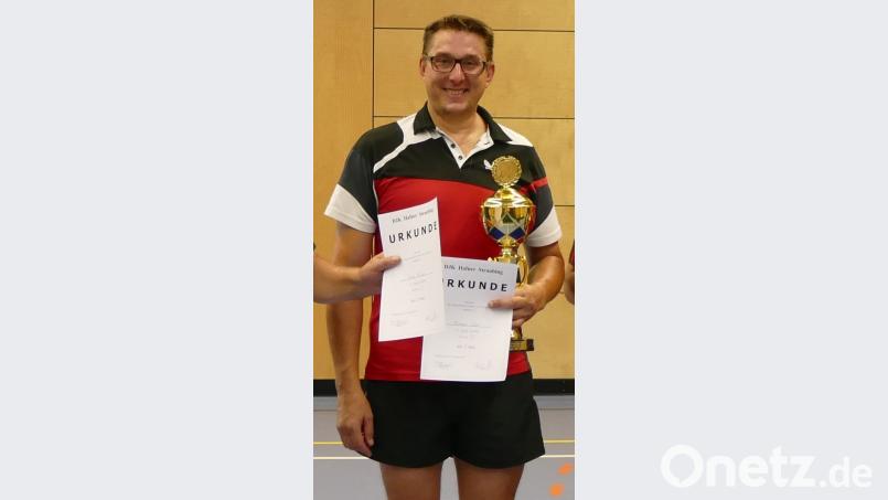 Michael Eckl gewann das Turnier in Straubing souverän. Bild: ttv