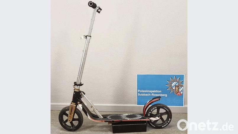 Dieser Cityroller ist möglicherweise gestohlen worden. Die Polizei bittet seinen Besitzer, sich zu melden. Bild: Polizei
