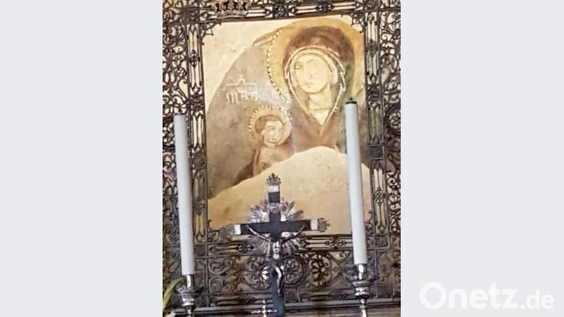 Das Gemälde der Madonna von Mellieha – nach Vorlage von Lukas. Bild: hzi