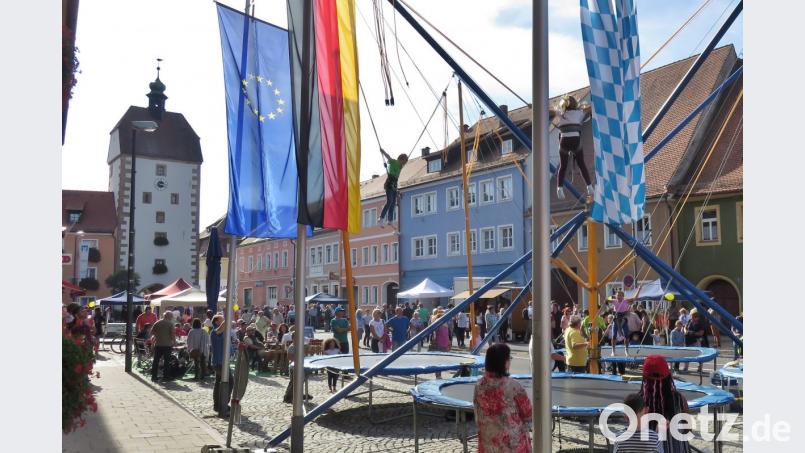 Allerhand ist in Vilsecks Altstadt geboten, wenn am Sonntag, 23. September, wieder der Herbstmarkt stattfindet. Bild: rha