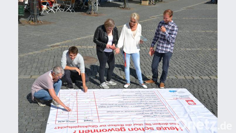 Die Caritas Weiden klärt über Spielsucht auf Bild: fuw