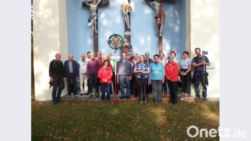 Die Wallfahrergruppe aus Ebnath schaute sich in Pottenstein um. Bild: soj
