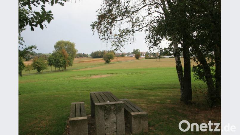 Bisher dient die nordöstlich vom Waldbadeweiher gelegene Wiese lediglich als Veranstaltungsort für das Johannisfeuer. Nach den Plänen der Gemeinde Fuchsmühl soll dort ein Sport- und Freizeitgelände entstehen. Bild: wro