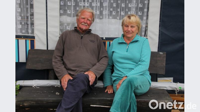 Manfred und Erika Grenz kommen seit 1981 immer wieder gerne nach Thumsenreuth. Bild: kro