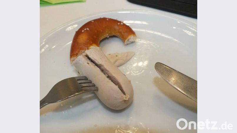 Fluffig und schön weich - so soll die Weißwurst sein. Am Mittwochabend fiel in Auerbach das Essen aus. Bild: Harald Mohr
