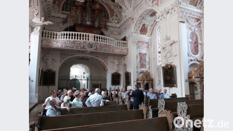 Eine Informationsfahrt des Bezirks Oberpfalz führte in das Kloster Speinshart. Bild: Alfred Brönner