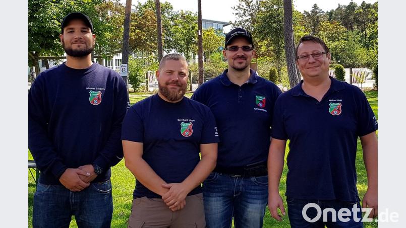 Die erfolgreichen "Ostmark"-Schützen: (von links) Dandorfer Johannes, Lippe Bernhard, Galla Christoph, Nickl Michael. Bild: R. Kreuzer