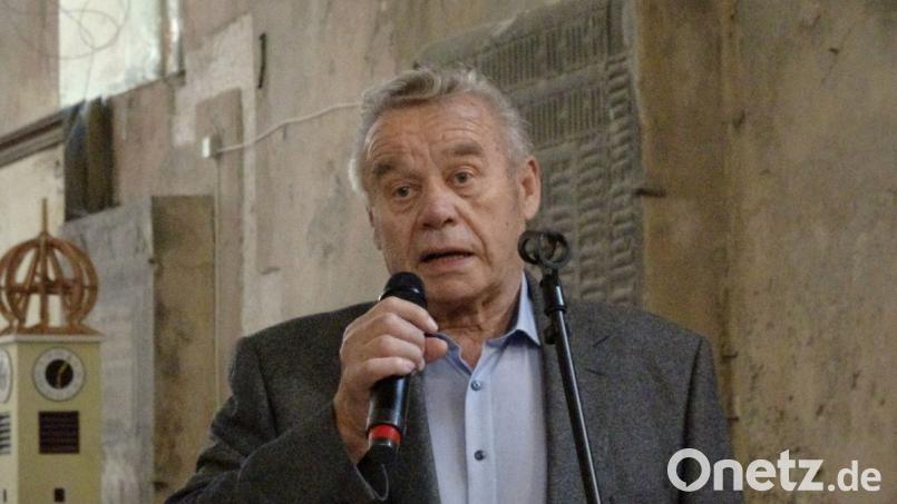 Josef Hauer bei seiner Dankesrede. Bild: gjb