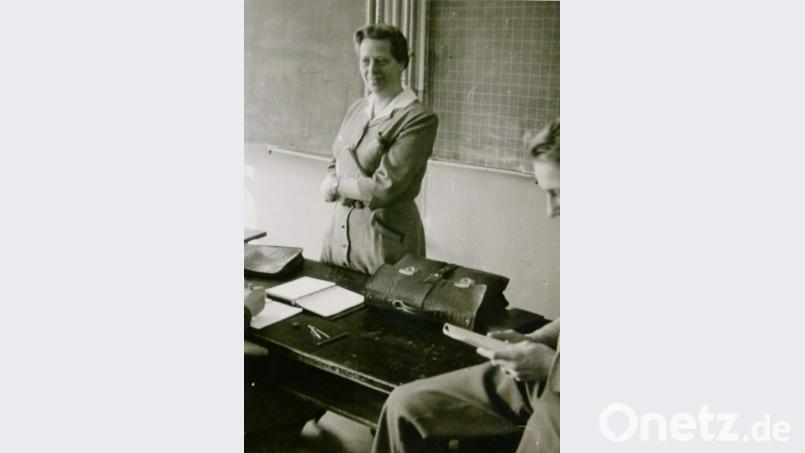 Dr. Elfriede Langhans unterrichtet in den ersten Jahren Deutsch. Bild: rn