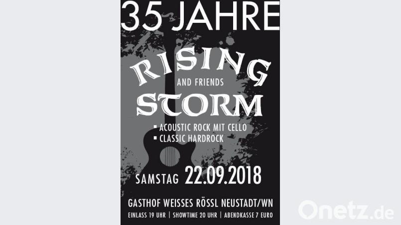 Am 22. September steigt die große musikalische Geburtstagsparty im "Weissen Rössl" in Neustadt/WN. Bild: privat