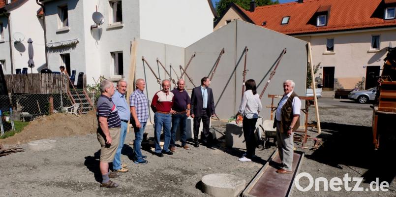 Eine Bauüberwachung stand in der gemeinsamen Sitzung von Vorstand und Aufsichtsrat des Bauvereins auf der Tagesordnung, wie hieran der Baustelle in Plankenhammer Bild: le
